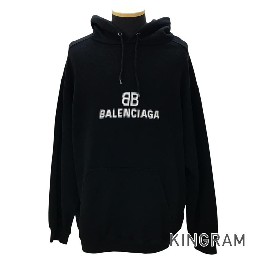 BALENCIAGA（バレンシアガ） モザイクピクセルドットロゴ パーカー