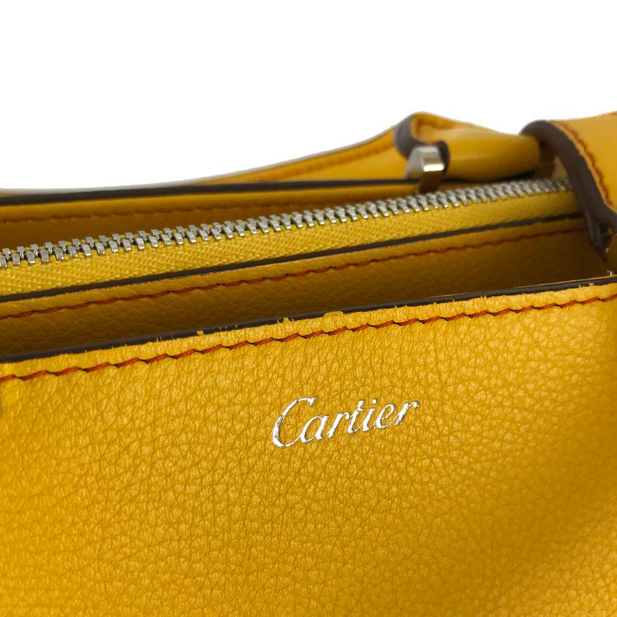 カルティエミニモデルc ドゥカルティエミニモデルレディースファッション2wayバッグイエローl 中古 中古 ジョンネルダイヤモンドキングラムモールte レザーte ショルダーバッグ