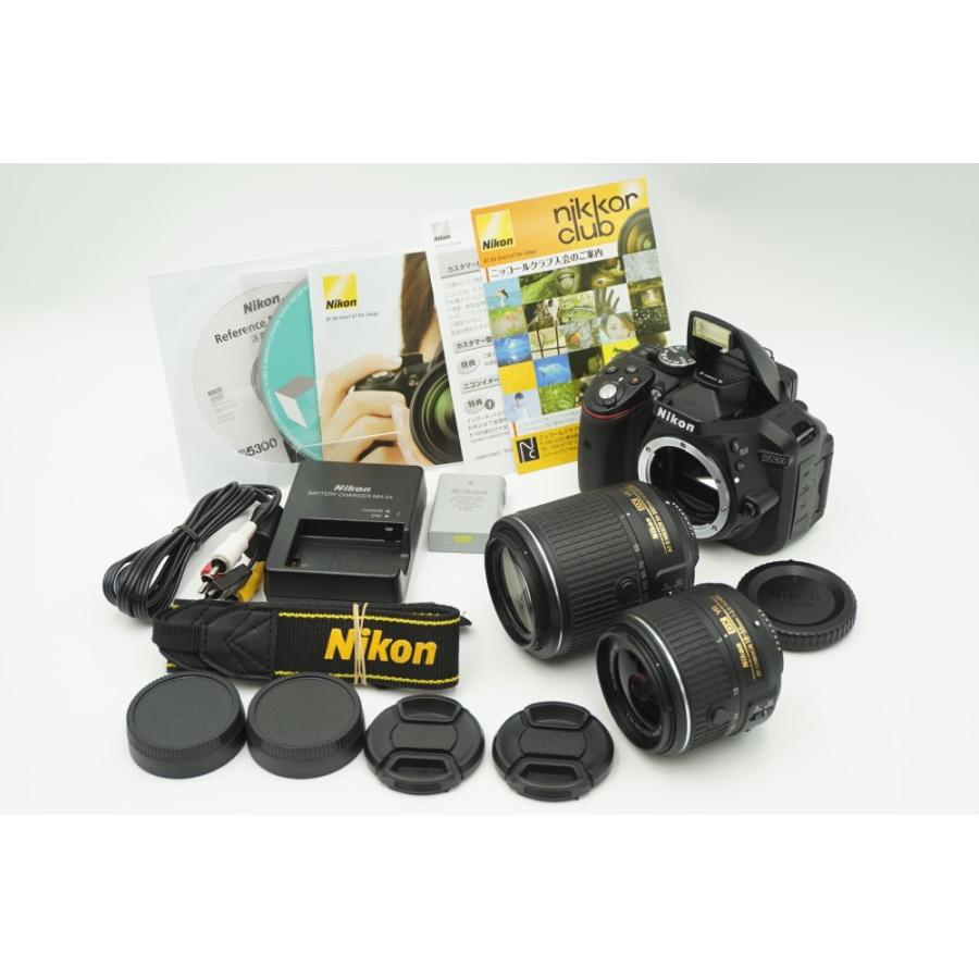 Nikon 一眼レフ D5300 ダブルズームキット2 Nikon デジタル一眼レフカメラ D5300 ダブルズームキット2 ブラック