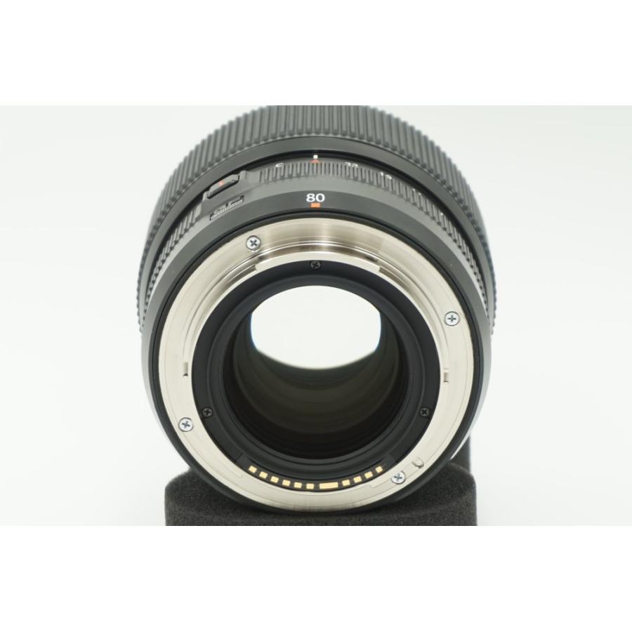 FUJIFILM Gマウント 交換レンズ フジノン 単焦点 標準 80mm F1.7通し 防塵防滴耐低温 絞りリング F GF80MMF1.7 R WRの画像