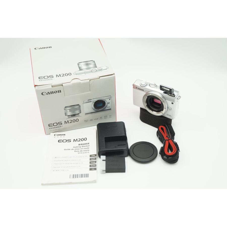 Canon ミラーレス一眼カメラ EOS M200 ボディー ホワイト EOSM200WH-BODY Canon ミラーレス一眼カメラ EOS M200 ボディー ホワイト EOSM200WH
