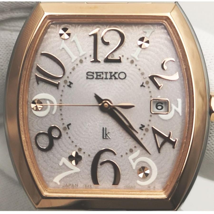 SEIKO Lukia 中古 セイコー ルキア SSVW048 ピンク ケース:28×29.5mm