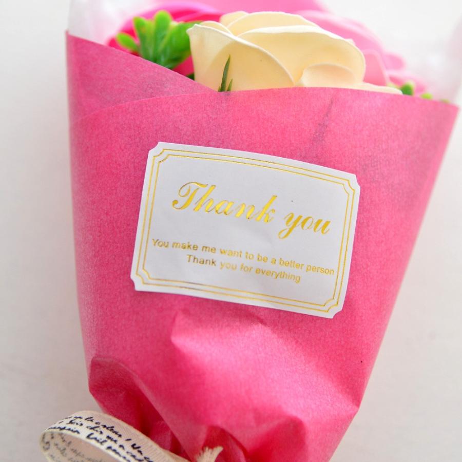 ソープフラワー 3輪ブーケミニ 父の日 花束 プチ ギフト 誕生日 送料