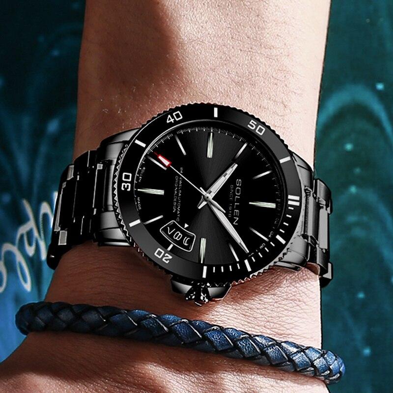 25【新品未使用】 スイス高級ブランド nh35a 自動機械式 発光 防水 スチール時計 s609 【2322564383】(13634円)