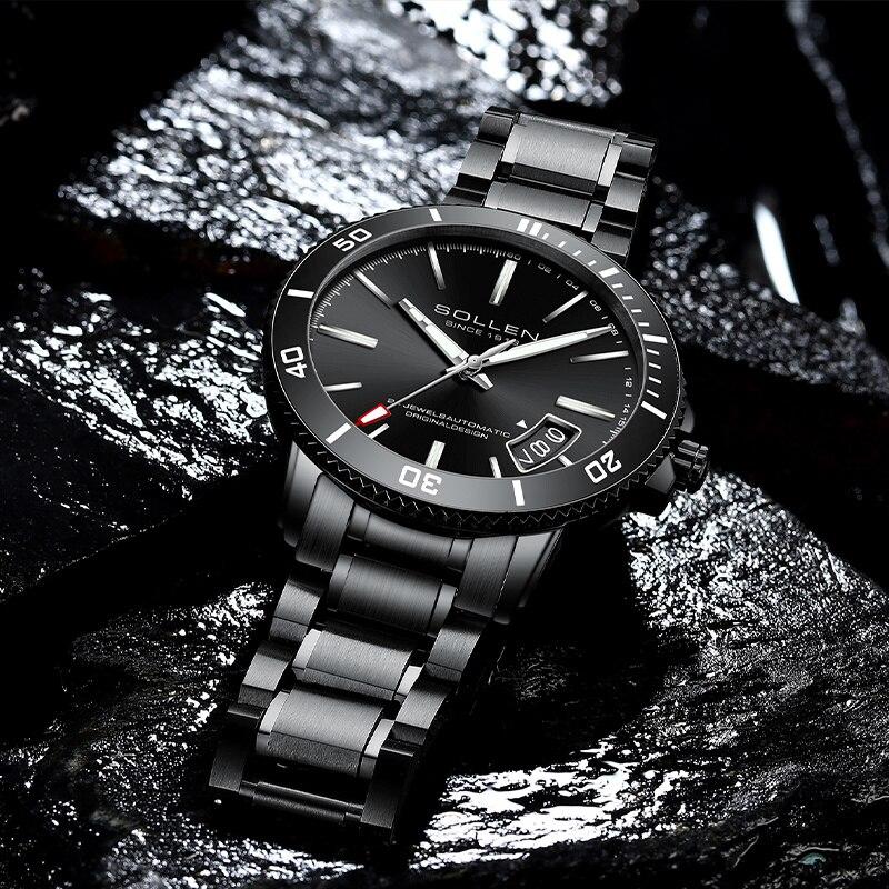 25【新品未使用】 スイス高級ブランド nh35a 自動機械式 発光 防水 スチール時計 s609 【2322564383】(13634円)