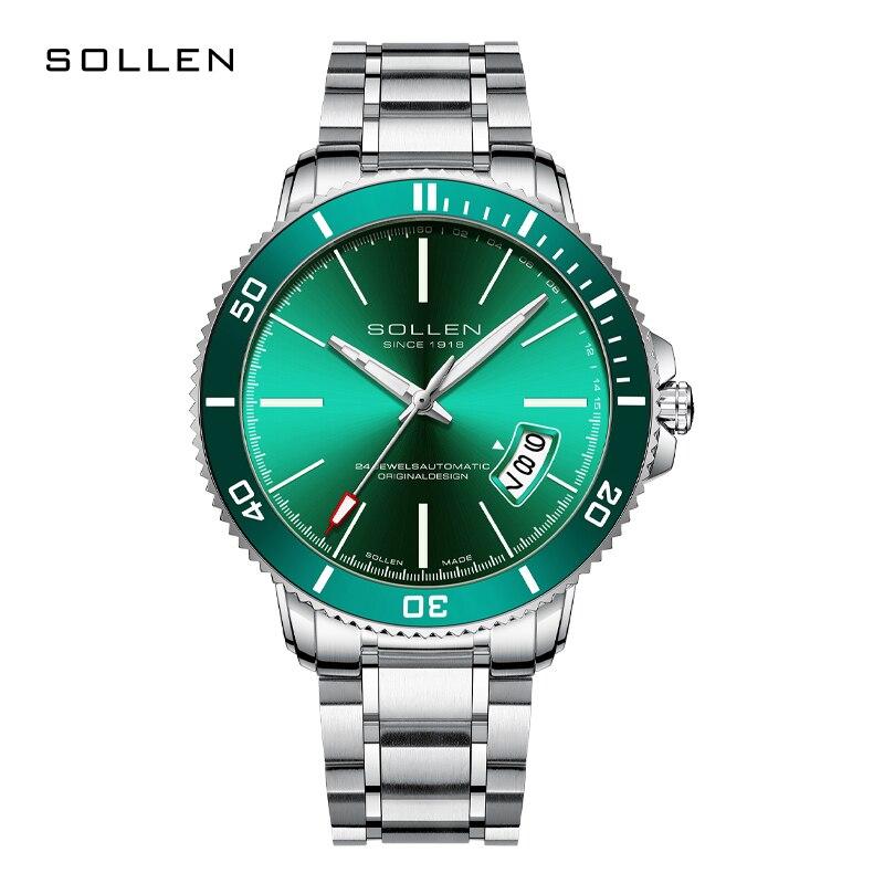 25【新品未使用】 スイス高級ブランド nh35a 自動機械式 発光 防水 スチール時計 s609 【2322564383】(13634円)