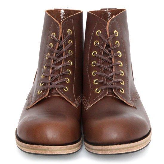 William Lennon ウィリアムレノン｜#107 Field Boots (ブラウン ラティーゴ)(ワークブーツ フィールドブーツ)の画像