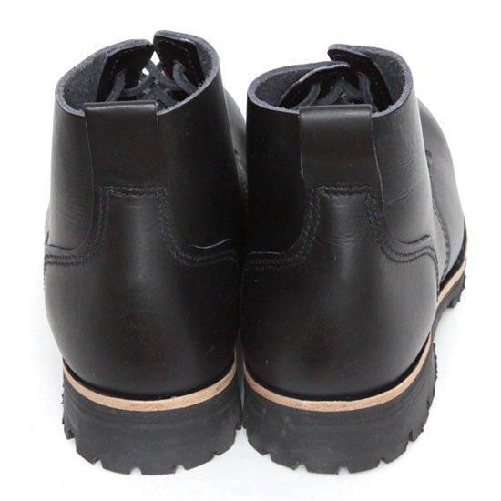 William Lennon ウィリアムレノン｜#107 Field Boots (ブラックスムース)(ワークブーツ フィールドブーツ)の画像