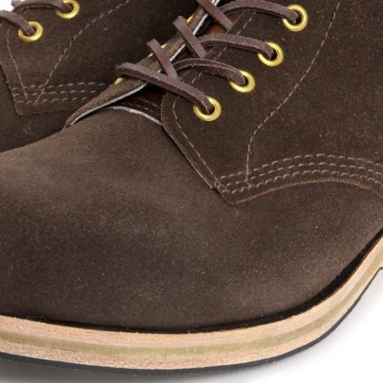 William Lennon ウィリアムレノン｜#107 Field Boots (ブラウン スエード)(ワークブーツ フィールドブーツ)の画像