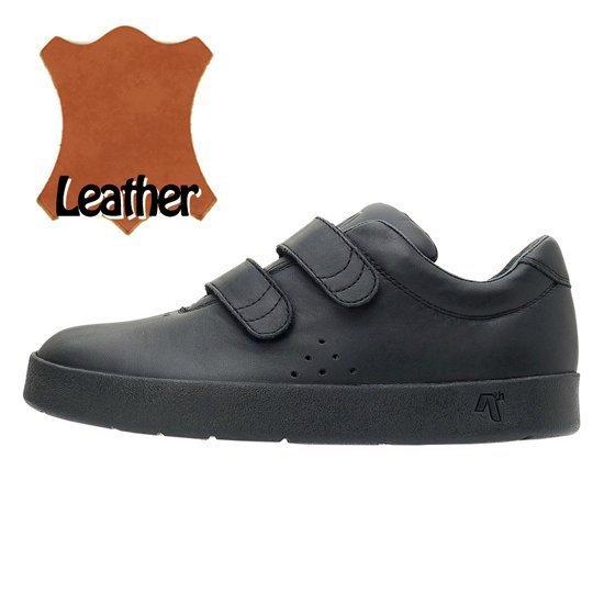 AREth アース｜I velcro (ブラックレザー)(アイ ベルクロ スニーカー