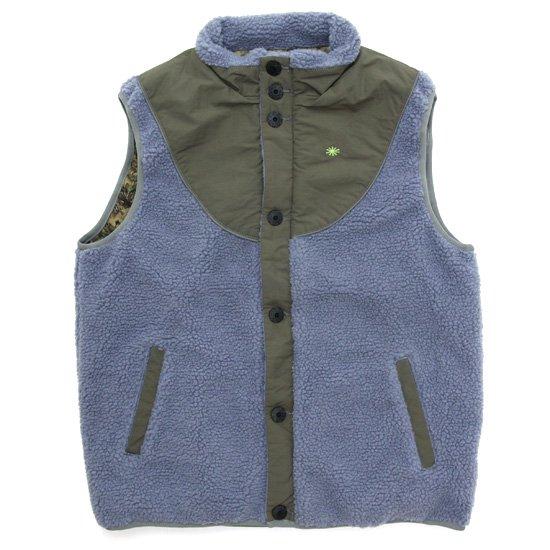 GOHEMP ゴーヘンプ｜MONGOLIAN VEST 22 (クラウドブルー)(モンゴリアン