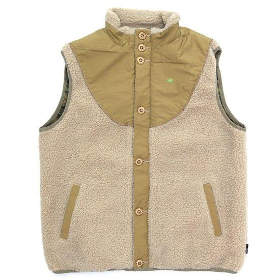 GOHEMP ゴーヘンプ｜MONGOLIAN VEST 22 (ヘーゼルナッツ)(モンゴリアン 
