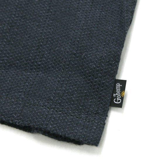 GOHEMP ゴーヘンプ|DOBBY OPEN MIND SHIRTS (チャコール)(半袖シャツ)|reveshop|05