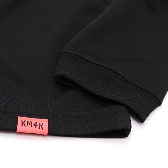 KM4K カモシカ|OG ロング化繊Tシャツ T'S LOGO (ブラック)(ロゴ) (ロングTシャツ 吸水速乾)|reveshop|04