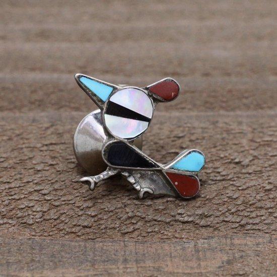 ビンテージインディアンジュエリーブローチZUNIズニ族インレイ ビンテージインディアンジュエリーブローチZUNIズニ族インレイ 【公式