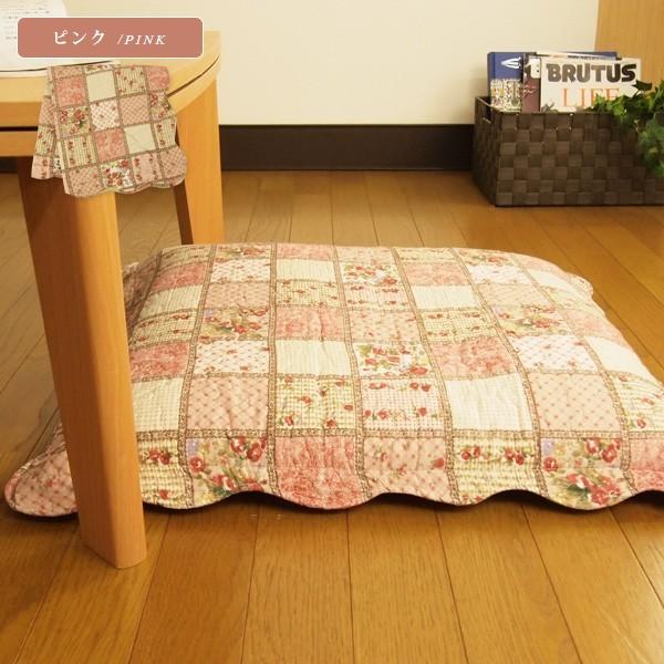 長座布団カバー カントリーパッチワーク風 68x120cm 座布団カバー
