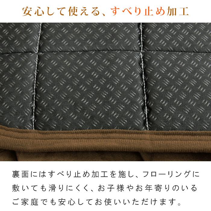 REVEUR ラグ こたつ敷き布団 正方形 140×140cm 洗える ラグマット