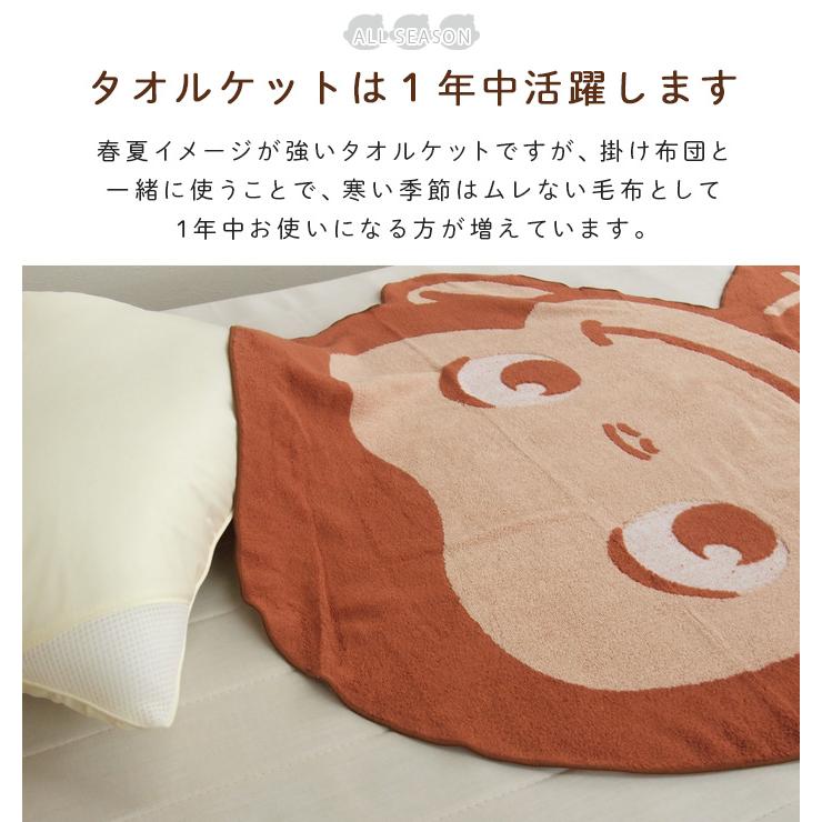 丸眞 お昼寝ケット おさるのジョージ 83×120cm タオルケット 綿100