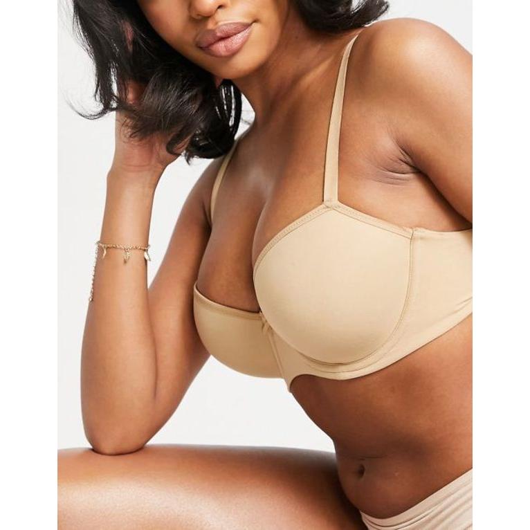 ポアモア レディース ブラジャー アンダーウェア Pour Moi Definitions balcony contour bra in caramel｜revida2｜03