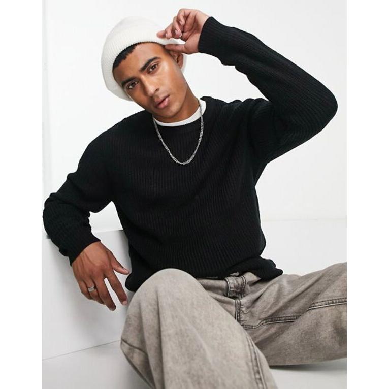 ジャック アンド ジョーンズ メンズ ニット・セーター アウター Jack & Jones crew neck sweater in