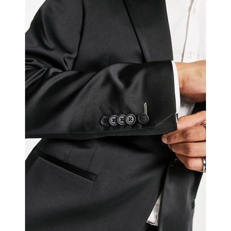 ボロンガロトレバー メンズ ジャケット・ブルゾン アウター Bolongaro Trevor faux leather bomber jacket in black - 2