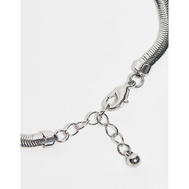 エイソス メンズ ブレスレット・バングル・アンクレット アクセサリー ASOS DESIGN 3 pack snake chain bracelet in silver tone｜revida2｜03