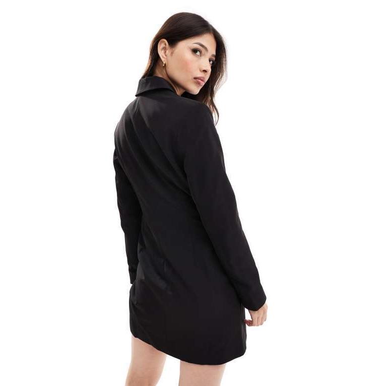 レディース ワンピース トップス Miss Selfridge fitted waist blazer dress 【TALETTA】 in black