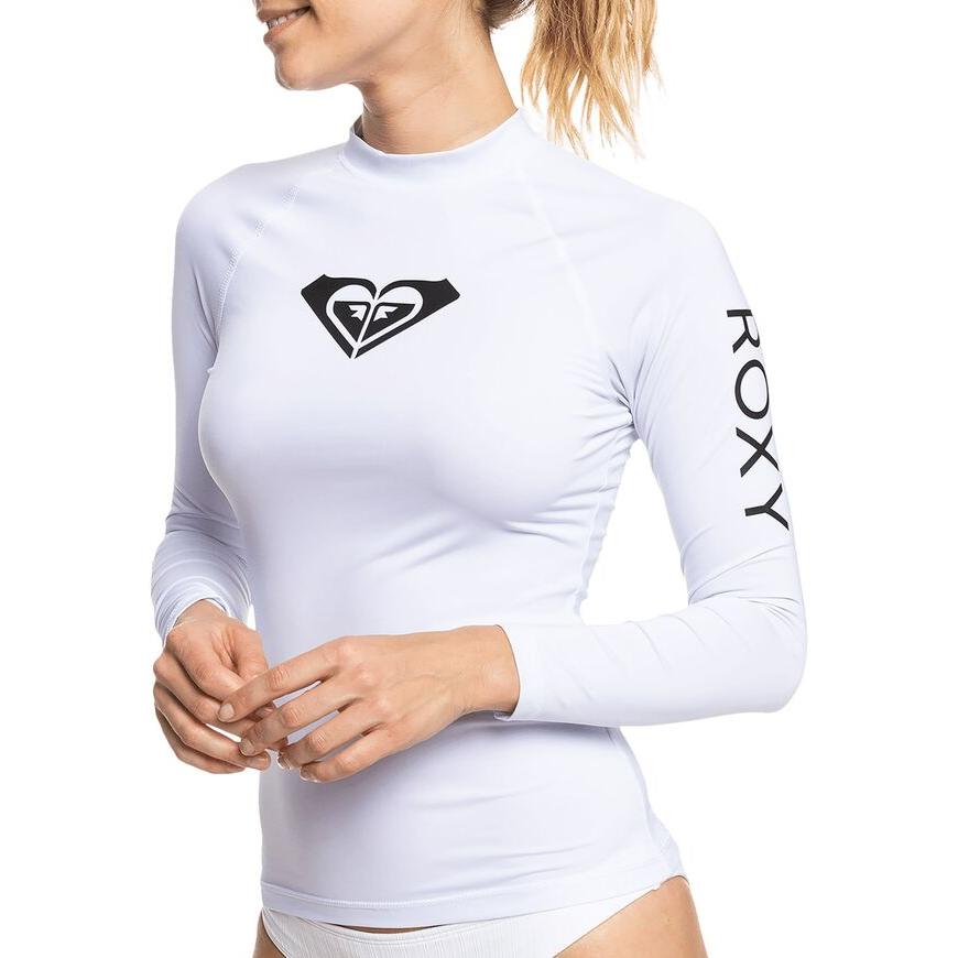 ロキシー レディース トップのみ 水着 Roxy Women's Whole Hearted Long Sleeve Rashguard｜revida2｜04