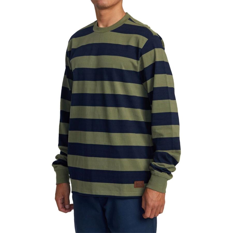 ルーカ メンズ シャツ トップス RVCA Men's Chainmail Stripe Long Sleeve Shirt｜revida2｜03