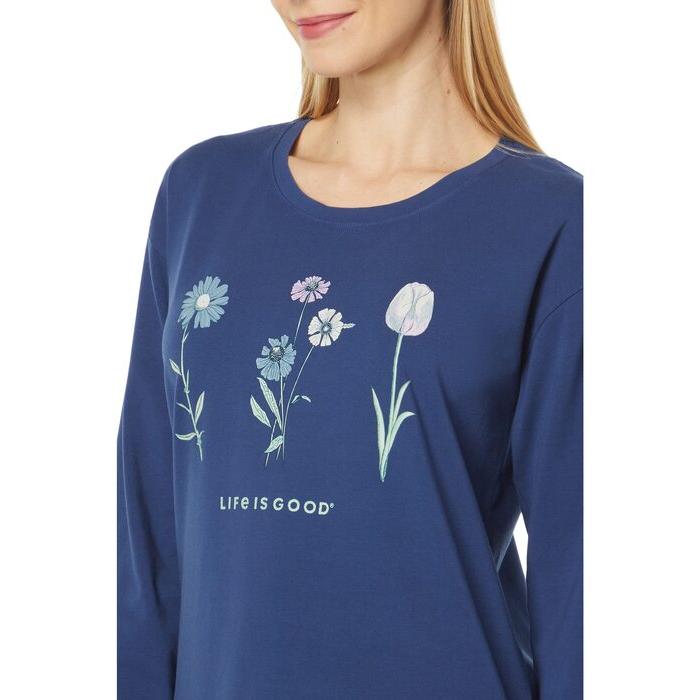 ライフイズグッド レディース シャツ トップス Detailed Spring Flowers Crusher-Flex Tunic