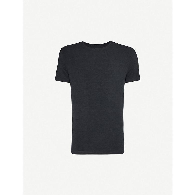 デリック ローズ メンズ Tシャツ トップス Marlowe crewneck stretch-modal T-shirt