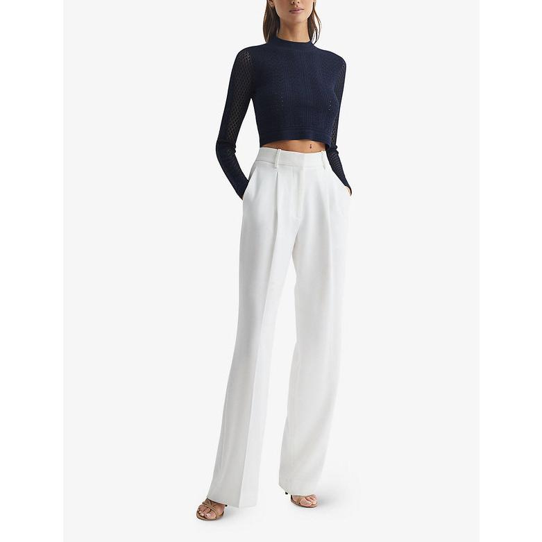 年末のプロモーション大特価!レイス レディース ニット・セーター アウター crochet-woven cropped Judy high-neck jumper トップス コクヨ品番 KT-P1203PAWN3 会議テーブル リーフライン 幕板付棚なし W1500xD600xH720 リーフライン