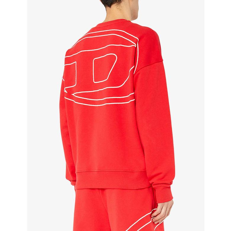 DIESEL / S-ROB-MEGOVAL-D/スウェット/L/コットン/RED/無地/0GYCJ ディーゼル メンズ パーカー・スウェット アウター S-Rob-Megoval