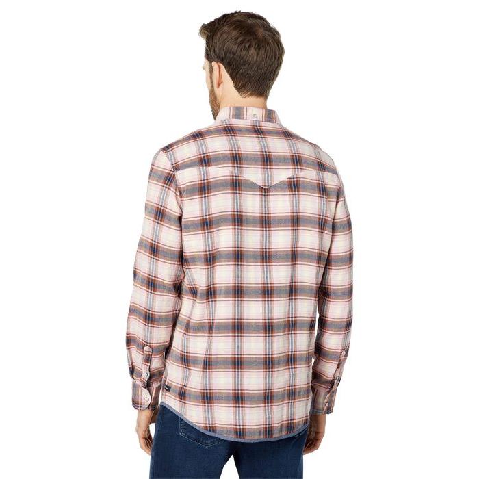 値下げ幅 スコッチアンドソーダ メンズ シャツ トップス Iconic Checked Western Regular Fit Shirt