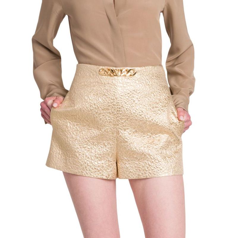SALE/68%OFF】【SALE/68%OFF】ヴァレンティノ レディース ハーフパンツ・ショーツ ボトムス Logo Chain-Embellished Metallic Shorts ボトムス、パンツ ヴァレンティノ レディース ハーフパンツ・ショーツ ボトムス Shorts Bermuda