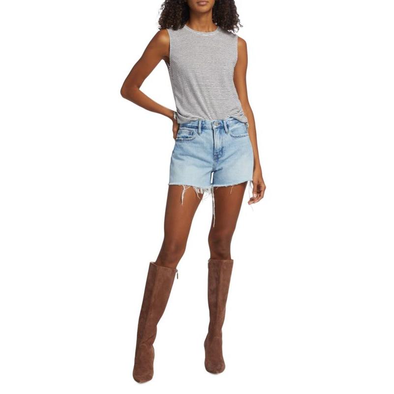 100%正規品100%正規品フレーム レディース ハーフパンツ・ショーツ ボトムス Le Brigette High-Rise Denim Shorts ボトムス、パンツ アラヌイ レディース ボトムス ハーフパンツ・ショーツ デニムショーツ Denim shorts