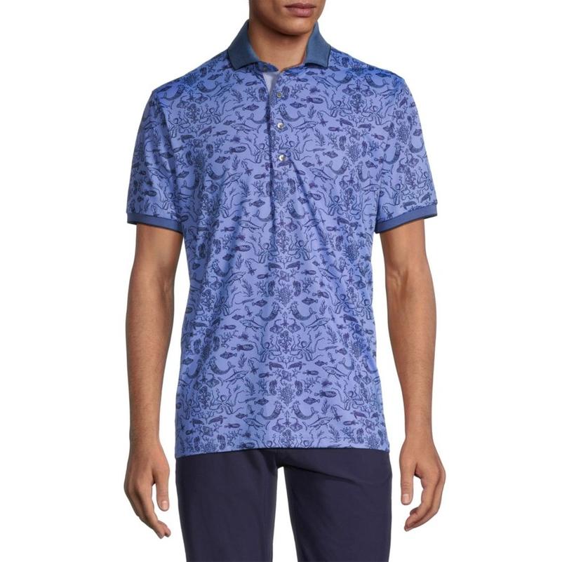 公式正規販売店 グレイソン メンズ ポロシャツ トップス Ocean Curiosities Graphic Polo Shirt