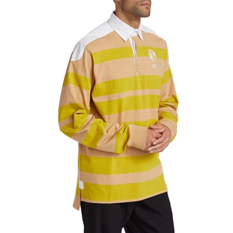 ウェールズ・ボナー(WALES BONNER)　ベルベット　ポロシャツ ウェールズ・ボナー(WALES BONNER) ベルベット ポロシャツ Wales