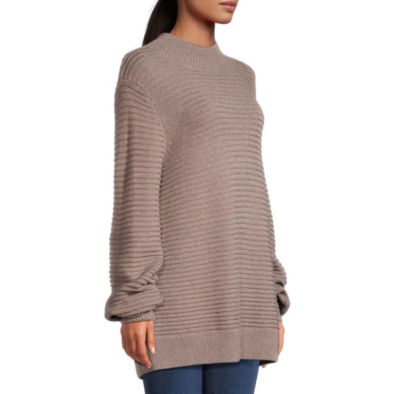 格安販売中 ニックプラスゾーイ レディース ニット・セーター アウター Textured Cotton-Blend Tunic Sweater