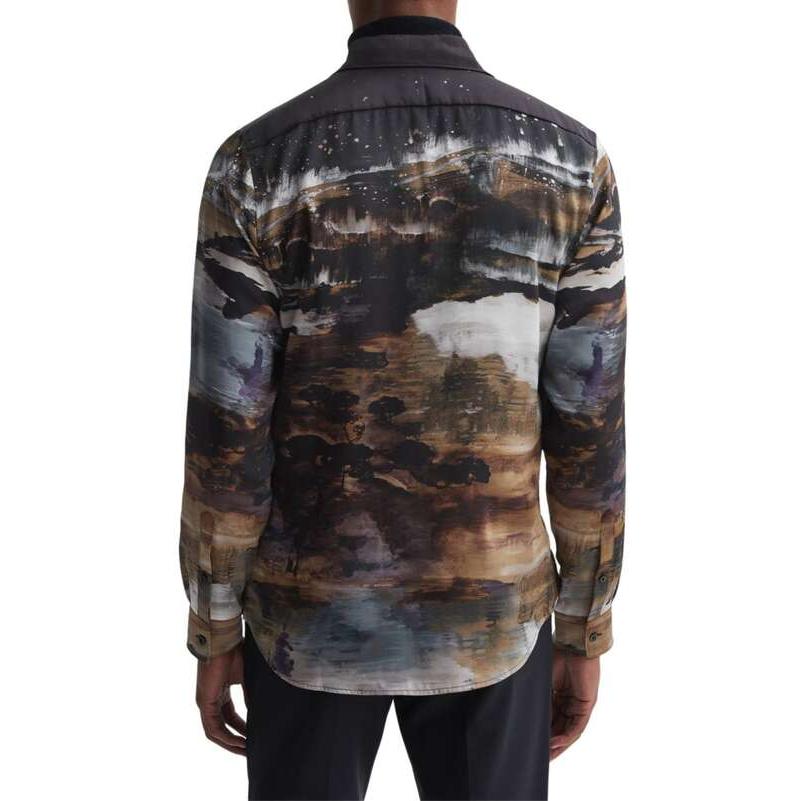 【オープニング大セール】 レイス メンズ シャツ トップス Valley Abstract Shirt