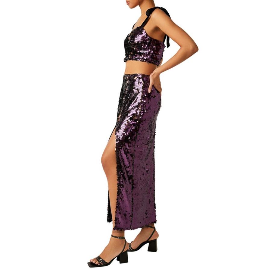 国内製造 フリーピープル レディース ワンピース トップス Star Bright Sequin Two-Piece Crop Top & Midi Skirt