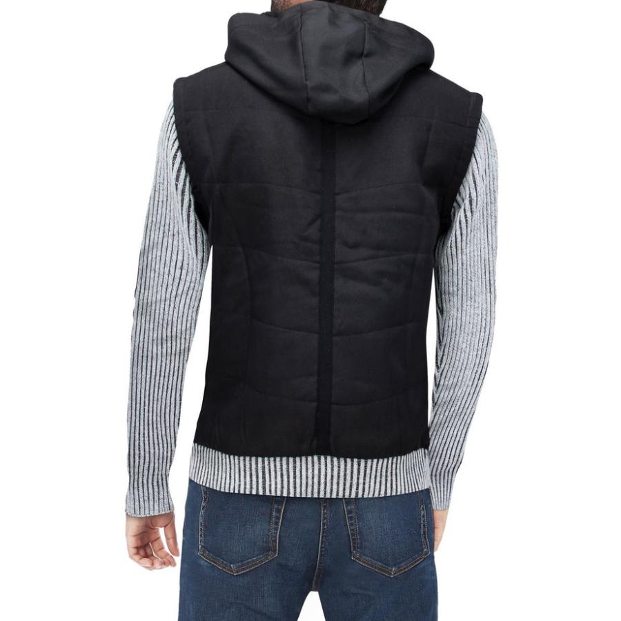 モールブティック割引 エックスレイ メンズ ジャケット・ブルゾン アウター Lightly Insultated Shearling Lined Hooded Sweater Jacket