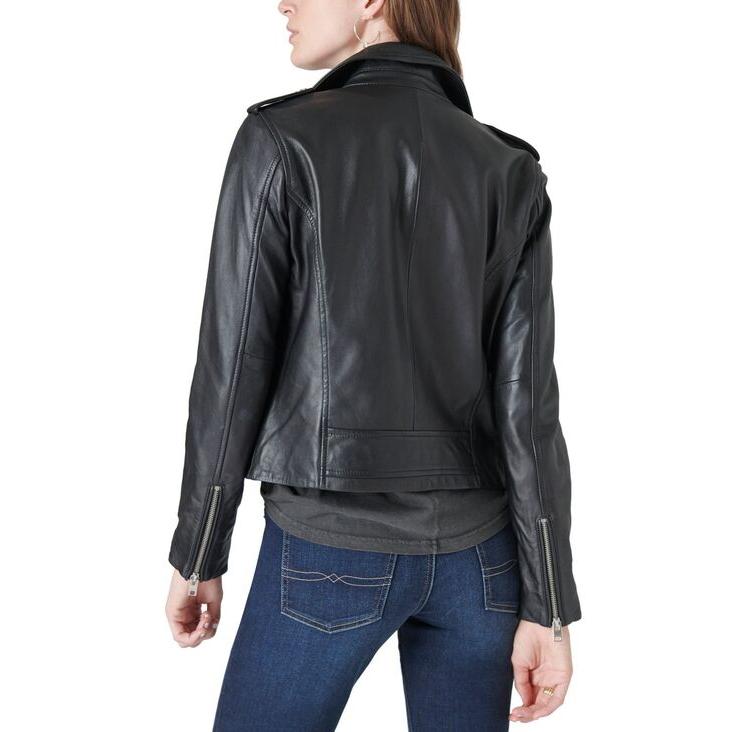 ラッキーブランド レディース ジャケット・ブルゾン アウター Women's Classic Leather Moto Jacket｜revida2｜02