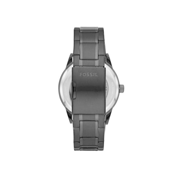 フォッシル メンズ 腕時計 アクセサリー Men's Flynn Automatic Black Stainless Steel Watch 48mm｜revida2｜02