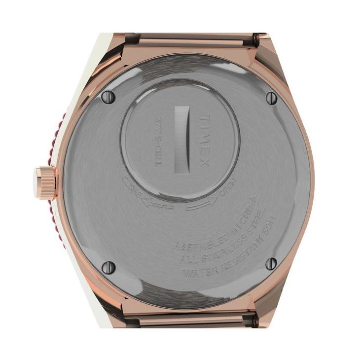 タイメックス レディース 腕時計 アクセサリー Women's Q Reissue Two-Tone Bracelet Watch 36mm｜revida2｜02
