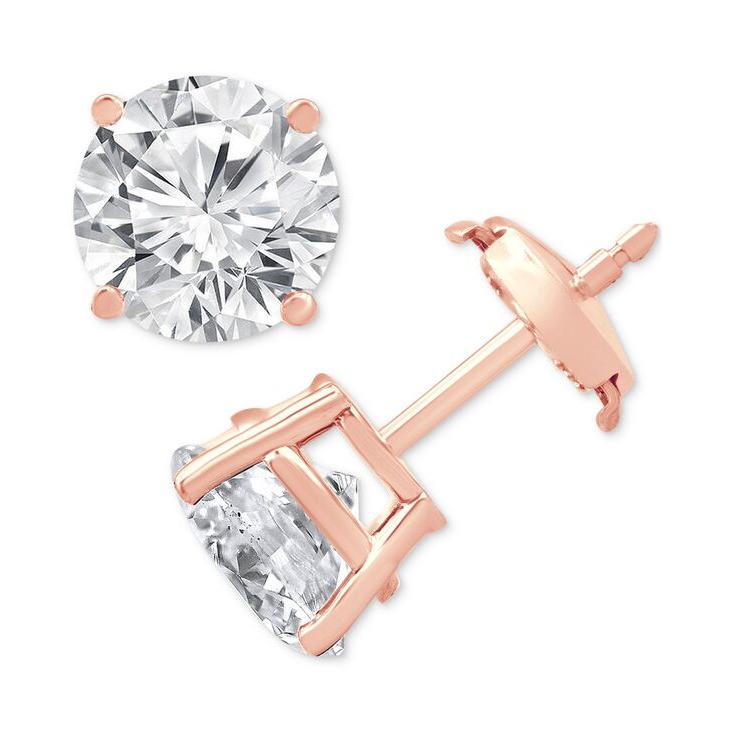 バッジェリーミシュカ レディース ピアス・イヤリング アクセサリー Certified Lab Grown Diamond Stud Earrings (6 ct. t.w.) in 14k Gold｜revida2｜04