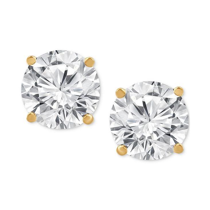 バッジェリーミシュカ レディース ピアス・イヤリング アクセサリー Certified Lab Grown Diamond Stud Earrings (6 ct. t.w.) in 14k Gold｜revida2｜03