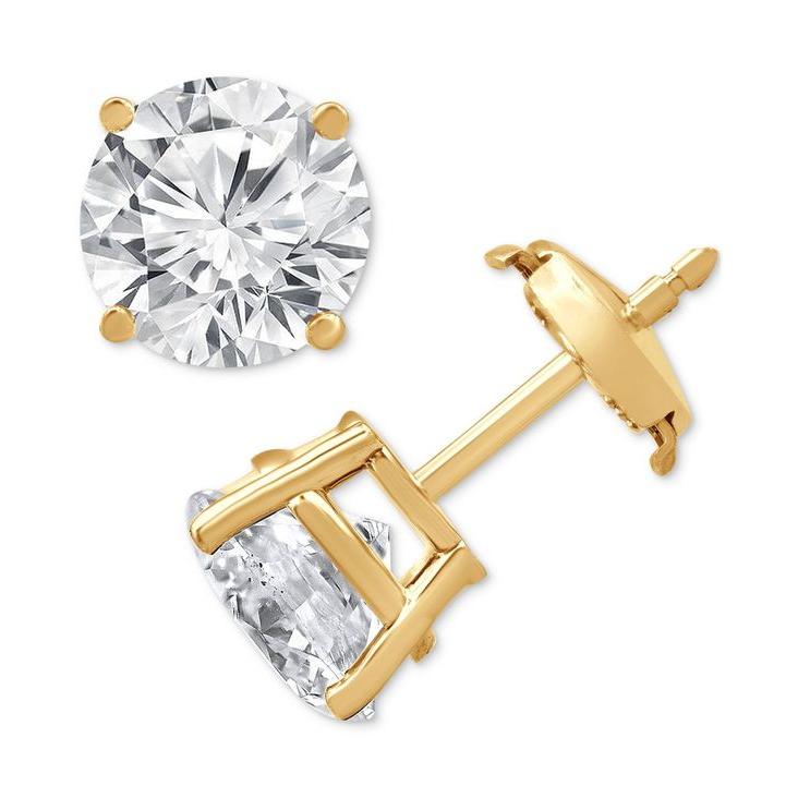 バッジェリーミシュカ レディース ピアス・イヤリング アクセサリー Certified Lab Grown Diamond Stud Earrings (6 ct. t.w.) in 14k Gold｜revida2｜04