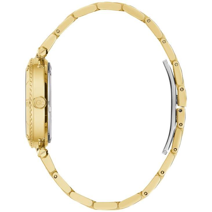 ゲス レディース 腕時計 アクセサリー Gc Muse Women's Swiss Gold-Tone Stainless Steel Bracelet Watch 34mm｜revida2｜02