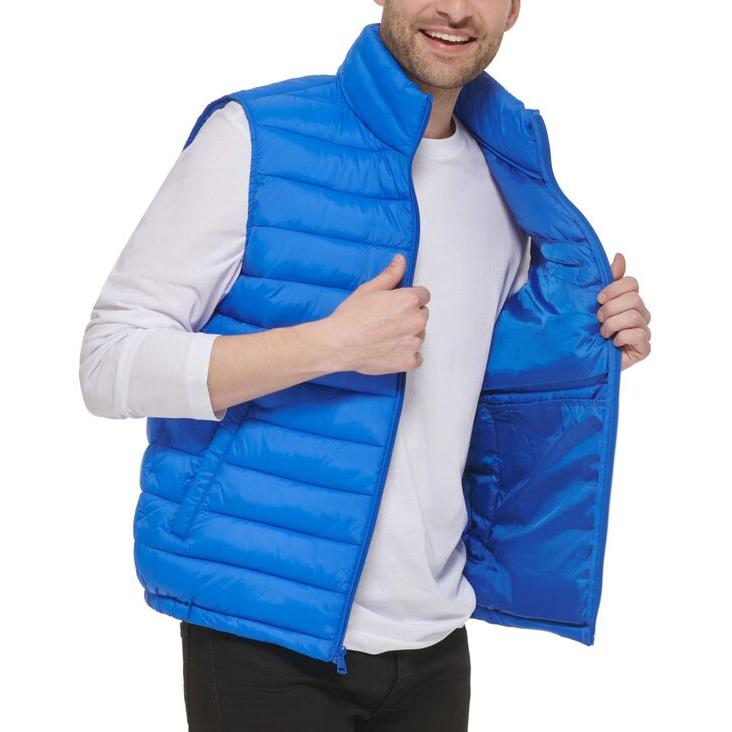 クーポンの入手 コールハーン メンズ ジャケット・ブルゾン アウター Men´s Zip-Front Puffer Vest